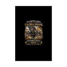 Load image into Gallery viewer, Matte Poster - 5th USCT at New Market Heights - Shirt - Front
