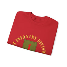 Load image into Gallery viewer, Crewneck Sweatshirt - SSI - 1st Infantry Division - Big Red One X 300
