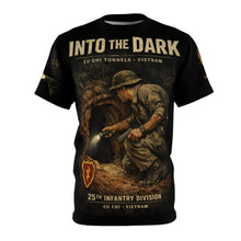 Load image into Gallery viewer, Tunnel Rat Cu Chi Tribute All‑Over Print Tee — 25th Infantry Division Vietnam
