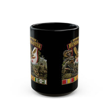 Load image into Gallery viewer, Black Mug  (15oz) - Pocket Patch - Vietnam - Recon Team Bushmaster - 3D - Enhanced - Mission
