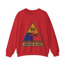 Load image into Gallery viewer, Crewneck Sweatshirt - SSI - 50th Armored Division w Name Tape X 300
