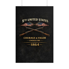 Load image into Gallery viewer, Posters - Honoring the 5th USCT, 1864 - Left
