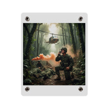 Load image into Gallery viewer, Acrylic Wall Art Panel - Medevac Request - Vietnam
