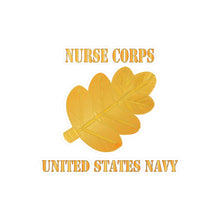 Load image into Gallery viewer, Kiss-Cut Vinyl Decals - Navy Nurse Corps Pin Branch w Txt wo Oak Leaf X 300 - 6X6 IN
