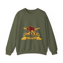Load image into Gallery viewer, Crewneck Sweatshirt  - Army  - 10th Cavalry Regiment w Br - Ribbon X 300

