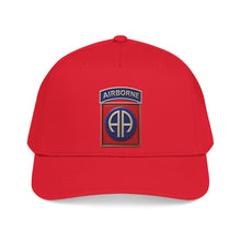 Load image into Gallery viewer, Mid Profile Baseball Cap - Army  - 82nd Airborne Division - SSI wo Txt - 3D - Enhanced
