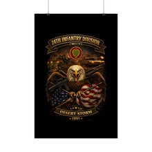 Load image into Gallery viewer, Rolled Posters - 24th Infantry Division - Desert Storm
