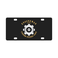 Load image into Gallery viewer, Navy - Rate - Engineman x 300 Classic License Plate
