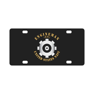 Navy - Rate - Engineman x 300 Classic License Plate