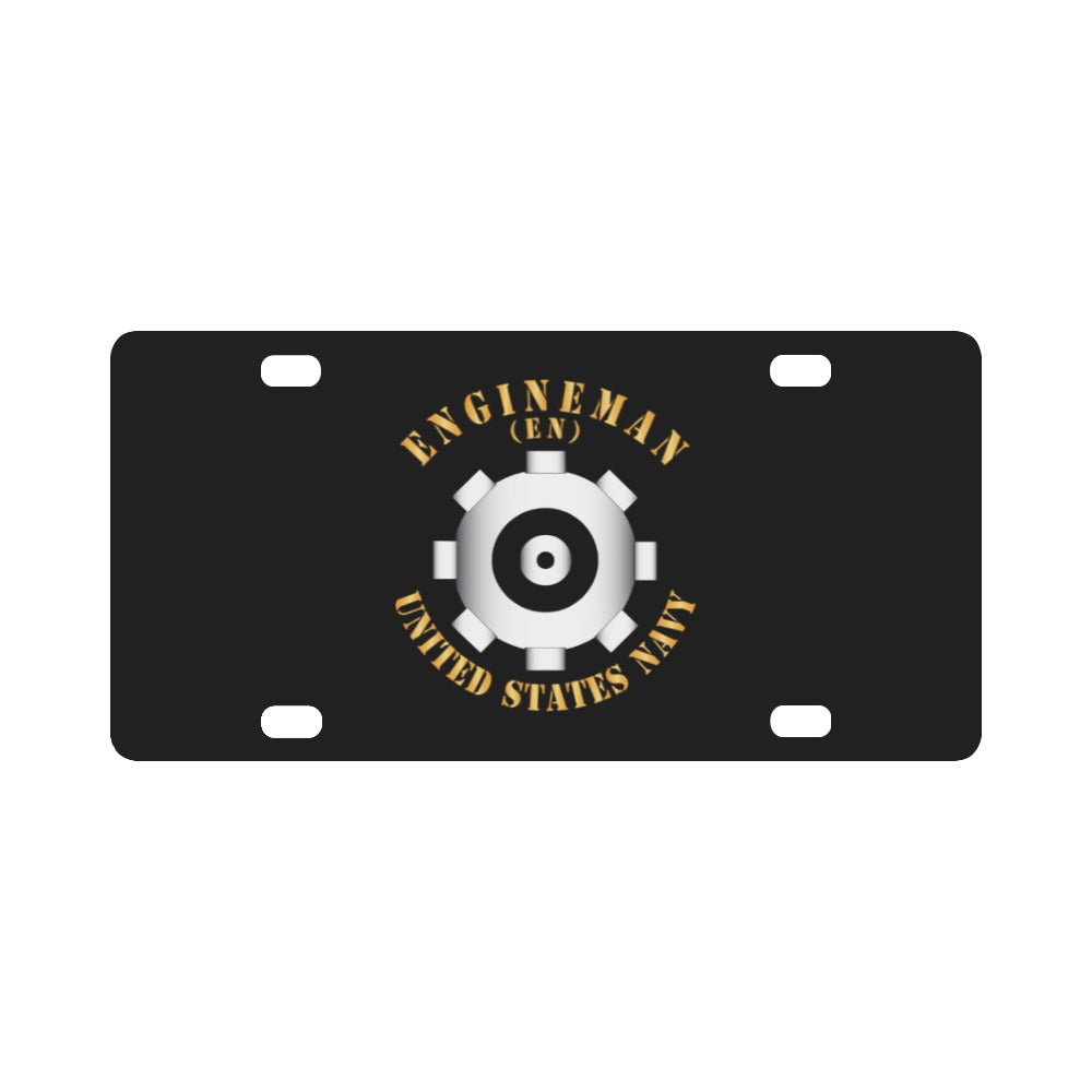 Navy - Rate - Engineman x 300 Classic License Plate