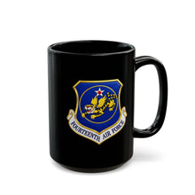 Load image into Gallery viewer, Black Mug  (15oz) - USAF - 14th Air Force - Flying Tigers wo txt - 3D - Enhanced
