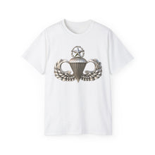 Load image into Gallery viewer, Unisex Ultra Cotton Tee - Army - Master Airborne Badge - No Txt - 3D - enhanced
