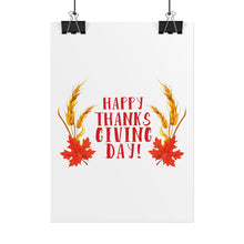 Load image into Gallery viewer, Rolled Poster - Happy Thanksgiving Day
