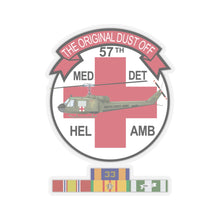 Load image into Gallery viewer, Army - Dust Off MedEvac Helicopter Kiss-Cut Sticker – 'The Original Dust Off' Medical Evac Patch
