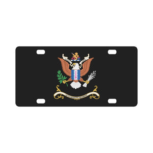 Army - Regimental Colors - 187th Infantry Regiment - NE DESIT VIRTUS X 300 Classic License Plate