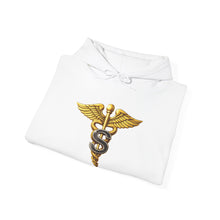 Load image into Gallery viewer, Hoodie – Army Medical Specialist Corps Branch Insignia - 3D - Enhanced
