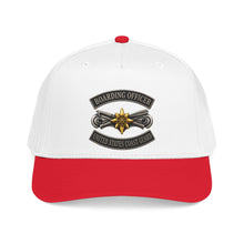 Load image into Gallery viewer, Mid Profile Baseball Cap - USCG - Boarding Officer w txt - 3D - Enhanced
