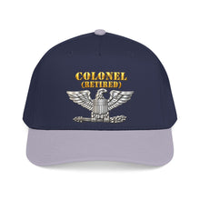 Load image into Gallery viewer, Mid Profile Baseball Cap - Colonel - Retired - 3D - Enhanced
