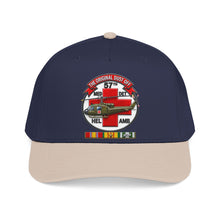 Load image into Gallery viewer, Mid Profile Baseball Cap - Army - 57th Medical Co - Original Dustoff - Vietnam w VN SVC - 3D - Enhanced
