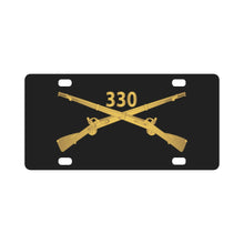 Load image into Gallery viewer, Army - 330th Infantry Regiment - Branch wo Txt X 300 Classic License Plate
