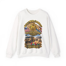 Load image into Gallery viewer, Crewneck Sweatshirt - Army - Gulf War Combat Vet  - Transportation Corps - 3D - Enhanced
