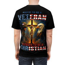 Load image into Gallery viewer, Proud to Be a Veteran T-Shirt
