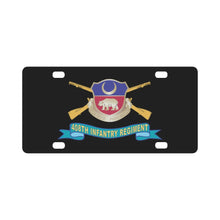 Load image into Gallery viewer, Army - 408th Infantry Regiment - DUI w Br - Ribbon X 300 Classic License Plate
