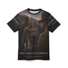 Load image into Gallery viewer, Drill Sergeant All-Over Print Tee — "Turning Civilians into Soldiers" Basic Training

