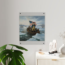 Load image into Gallery viewer, Acrylic Wall Art Panel - Washington Crossing the Delaware duing the Revolutionary War
