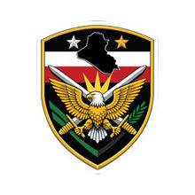 Load image into Gallery viewer, Dust Off MedEvac Helicopter Kiss-Cut Sticker – Eagle - Iraq
