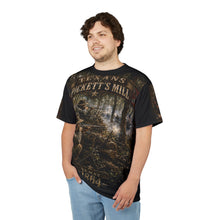 Load image into Gallery viewer, Texans at the Battle of Pickett's Mill Tribute Tee - Civil War, 27 May 1864  (6th, 7th 10th, Texas Infantry, 15th, 17th Texas Cavalry (Dismounted)
