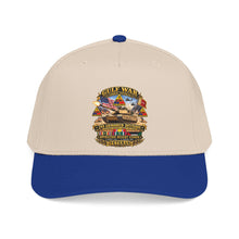 Load image into Gallery viewer, Mid Profile Baseball Cap - Army - Desert Storm - 2nd Armored Div - Combat Vereran Veteran w GULF SVC - 3D - Enhanced

