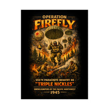 Load image into Gallery viewer, Matte Poster - Operation Firefly - 555th Parachute Infantry
