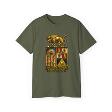 Load image into Gallery viewer, Unisex Ultra Cotton Tee - Army - 10th Cavalry Regiment - BUffalo Soldiers - COA - Ready and Forward - 3D Enhanced
