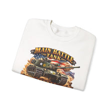 Load image into Gallery viewer, Crewneck Sweatshirt - Army - Main Battle Tank - M60A1 w Fire- Right Face - 3D - Enhanced

