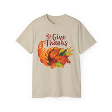 Load image into Gallery viewer, Unisex Ultra Cotton Tee - Thanksgiving - Give Thanks

