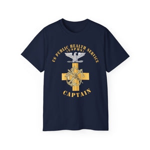 Unisex Ultra Cotton Tee - USPHS - USPHS - Insignia - Captain - Cpt X 300