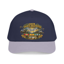Load image into Gallery viewer, Mid Profile Baseball Cap - Army - 116th Assault Helicopter Co w  Aviator Badge w VN SVC - HORNETS - 3D - Enhanced
