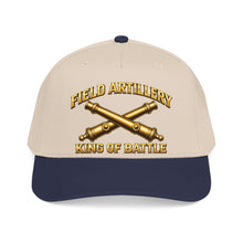 Load image into Gallery viewer, Mid Profile Baseball Cap - Field Artillery - King of Battle - 3D - Enhanced
