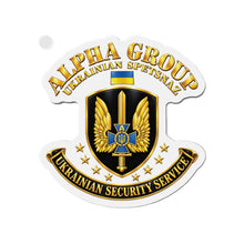 Load image into Gallery viewer, Die-Cut Magnet - Ukraine - Alpha Group - Ukrainian Spetsnaz - 3D - Enhanced
