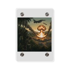 Load image into Gallery viewer, Acrylic Wall Art Panel - Jungle Drug Lab Destruction w Explosions
