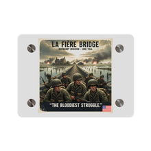 Load image into Gallery viewer, Acrylic Wall Art Panel - 82nd Airborne at the La Fière Bridge
