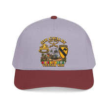 Load image into Gallery viewer, Mid Profile Baseball Cap - Army - 8th Cavalry (Air Cav) - 1st Cav Division w VN SVC - 3D - Enhanced
