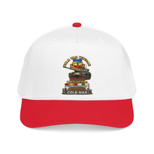 Load image into Gallery viewer, Mid Profile Baseball Cap - Army - Cold War Vet - 4th Bn 73rd Armor - 1st Inf Div - Panzer Kaserne Boblingen, FRG - M60A1 Tank w COLD SVC - 3D Enhanced X 300
