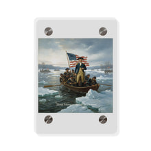 Load image into Gallery viewer, Acrylic Wall Art Panel - Washington Crossing the Delaware duing the Revolutionary War

