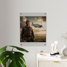 Load image into Gallery viewer, Acrylic Wall Art Panel - Army Air Corps Pilot
