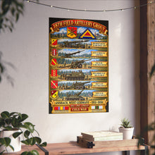 Load image into Gallery viewer, Matte Poster - 18th Field Artillery Group - POSTER - COLD WAR - Germany - 3D - Transparent

