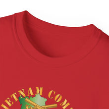 Load image into Gallery viewer, Unisex Ultra Cotton Tee - Army - Vietnam Combat Veteran w 212th Military Police Company - MACV SSI - VN SVC X 300
