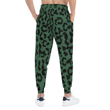 Load image into Gallery viewer, Athletic Joggers (AOP) - Leopard Camouflage - Green-Black
