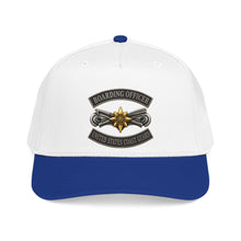 Load image into Gallery viewer, Mid Profile Baseball Cap - USCG - Boarding Officer w txt - 3D - Enhanced
